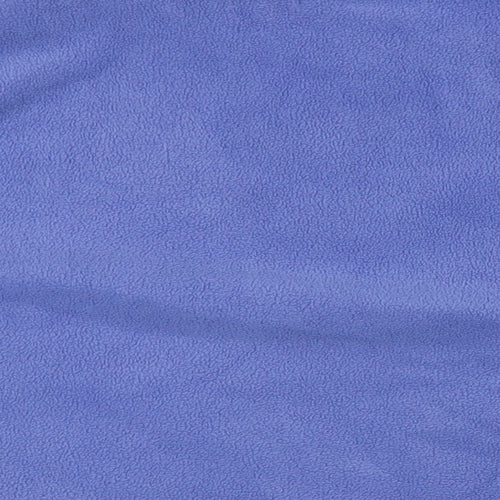 Nuggets Womens Blue Polyester Pullover Sweatshirt Size M Zip - Pockets