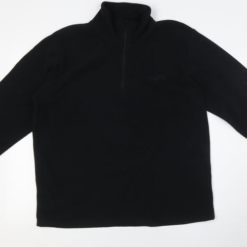 FREEDOM TRAIL Mens Black Polyester Pullover Sweatshirt Size L