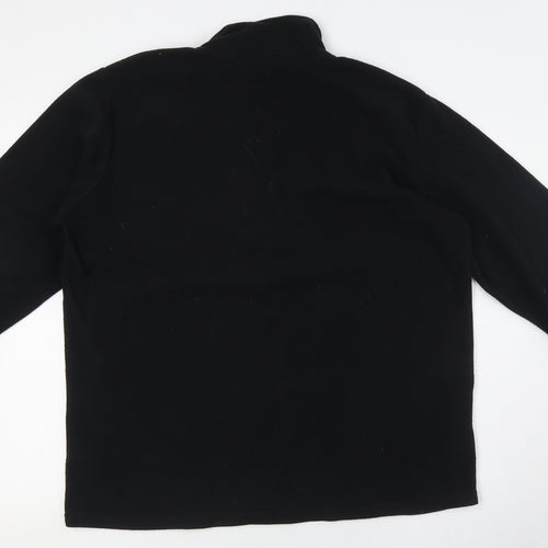 FREEDOM TRAIL Mens Black Polyester Pullover Sweatshirt Size L