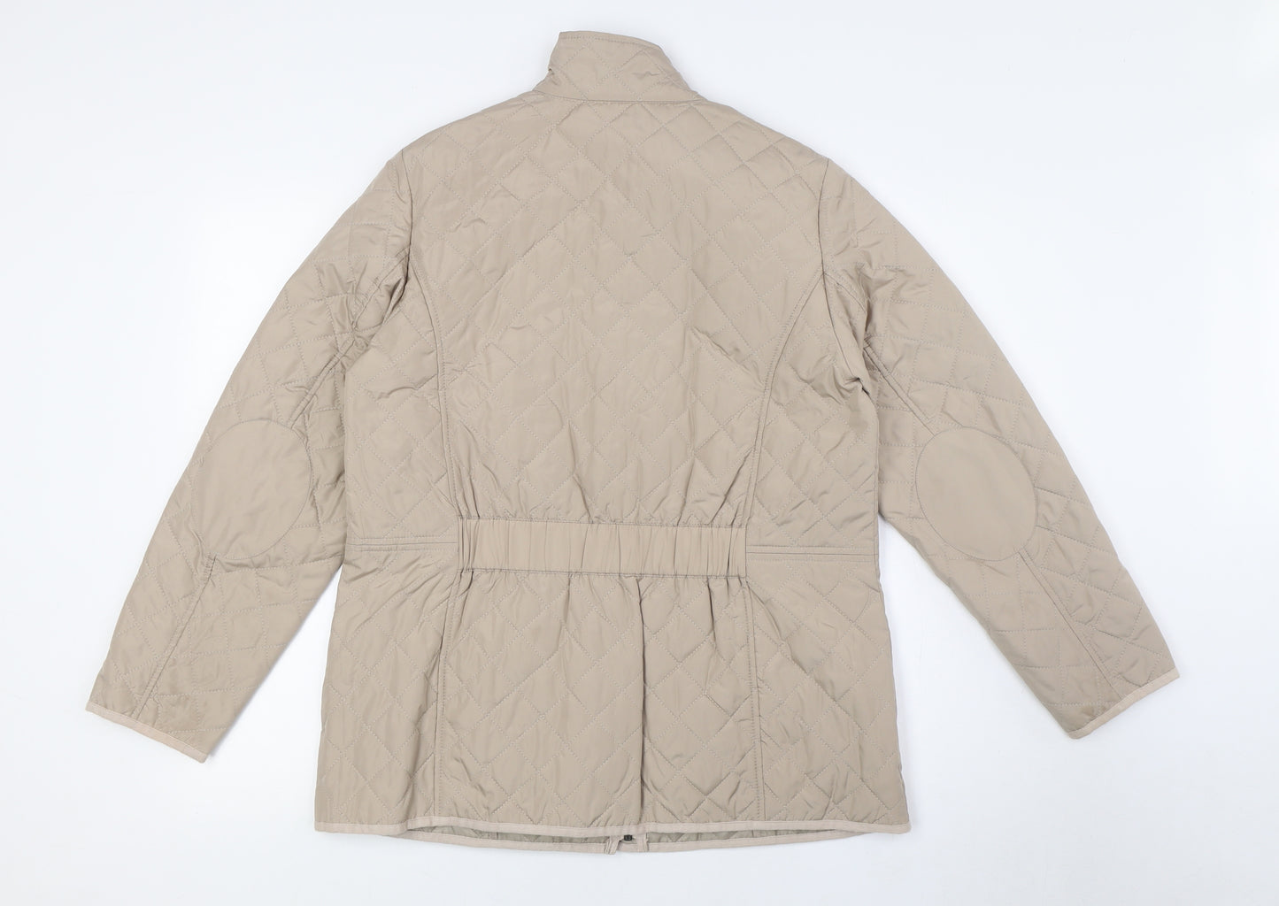 Marks and Spencer Womens Beige Jacket Size 14 Snap