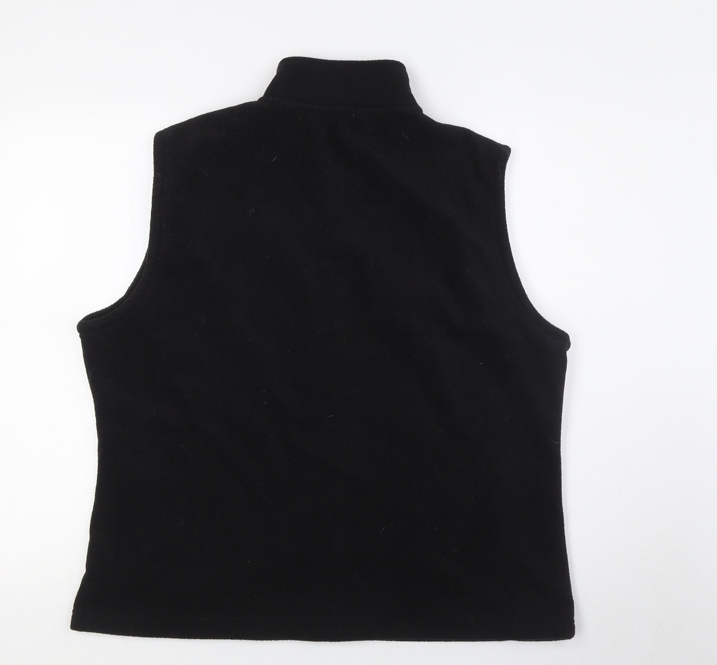 ISLE Womens Black Gilet Waistcoat Size 22 Zip - Size 22-24