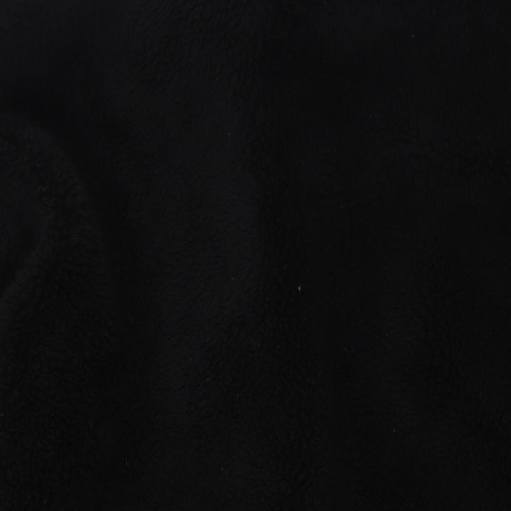 Boohoo Womens Black Overcoat Coat Size 14