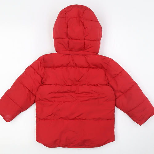Gap Boys Red Puffer Jacket Jacket Size 3 Years Zip - Snow Skirt