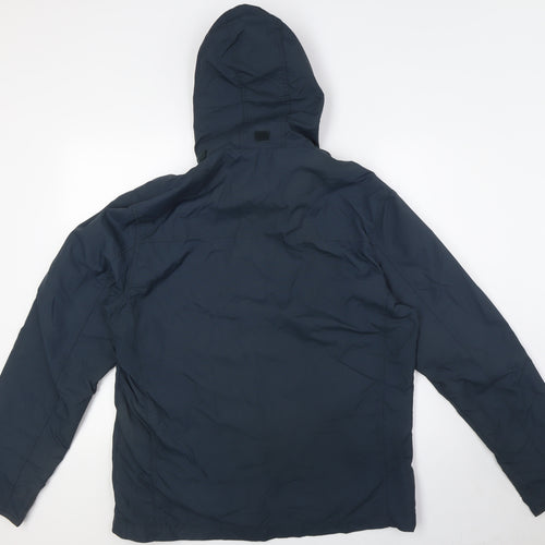 Atlantic Bay Mens Blue Jacket Size M Zip