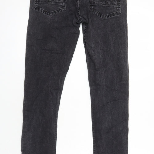 Firetrap Womens Black Cotton Skinny Jeans Size 32 in L28 in Regular