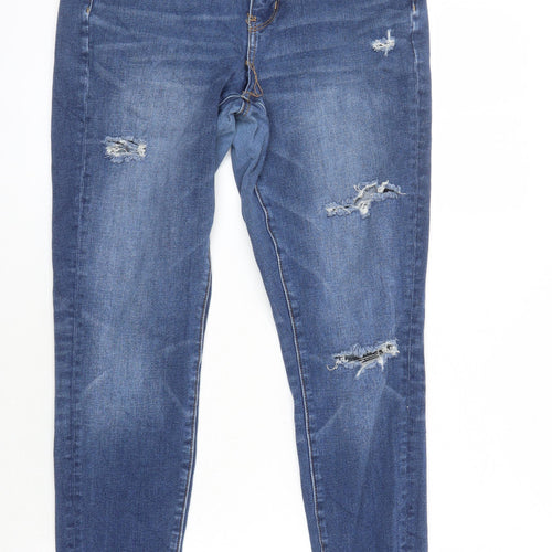 American Eagle Womens Blue Cotton Mom Jeans Size 61 in L26 in Regular