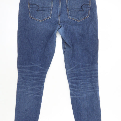 American Eagle Womens Blue Cotton Mom Jeans Size 61 in L26 in Regular