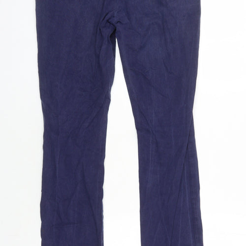 Aqua Womens Blue Cotton Straight Jeans Size 30 in L30 in Regular