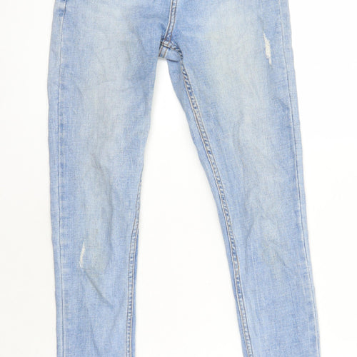 Denim Co Womens Blue Cotton Skinny Jeans Size 10 L27 in Regular