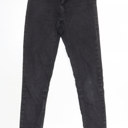 Topshop Womens Black Cotton Jegging Jeans Size 26 in L25 in Slim