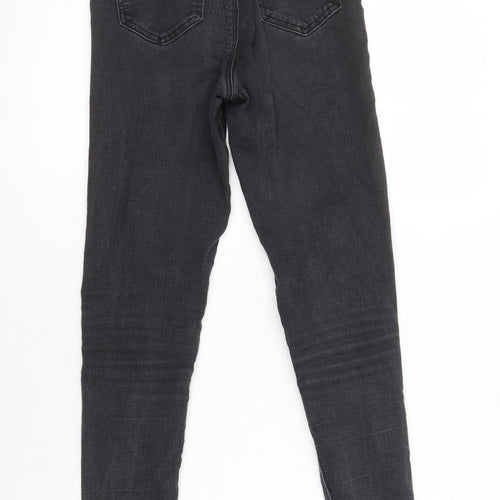 Topshop Womens Black Cotton Jegging Jeans Size 26 in L25 in Slim