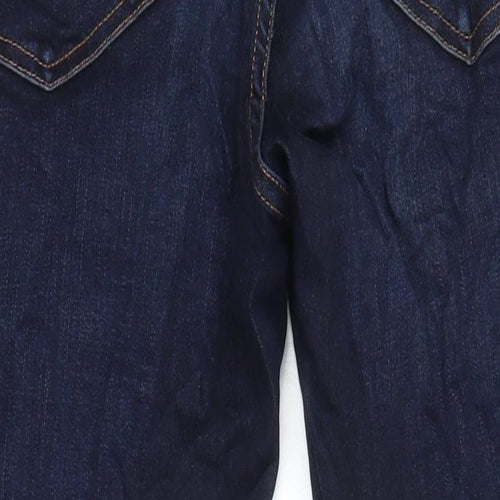 Topshop Womens Black Cotton Skinny Jeans Size 28 in L27 in Regular