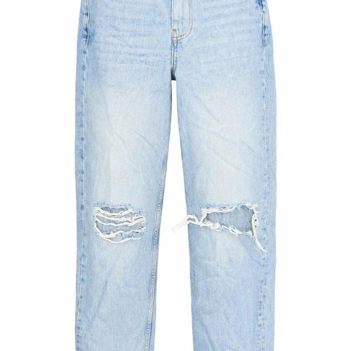 George Womens Blue Cotton Mom Jeans Size 8 L29 in Regular
