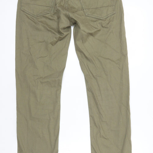 Howies Mens Green Cotton Straight Jeans Size 30 in L29 in Regular