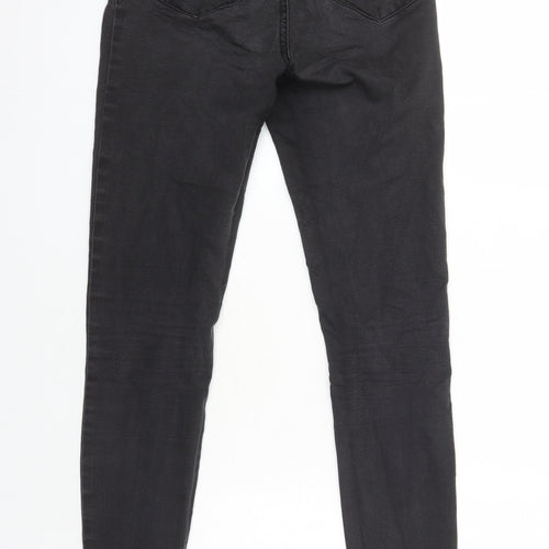 Denim Co Womens Black Cotton Jegging Jeans Size 8 L28.5 in Regular