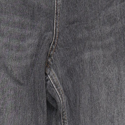 Topshop Womens Grey Cotton Mom Jeans Size 30 in L30 in Regular