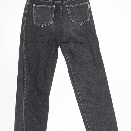 The trader Boys Black 100% Cotton Straight Jeans Size 12 Years L26 in Regular