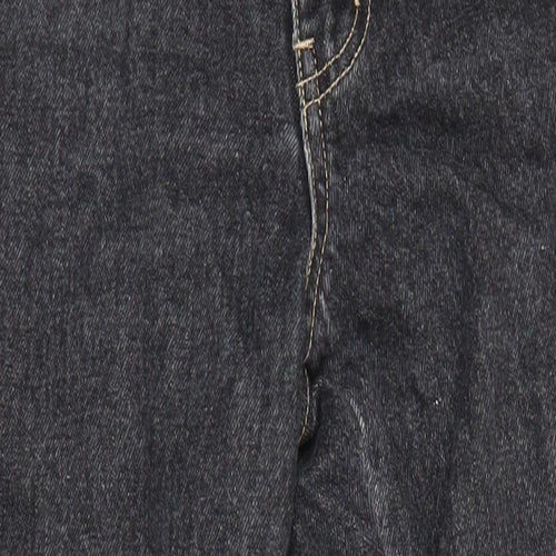 The trader Boys Black 100% Cotton Straight Jeans Size 12 Years L26 in Regular