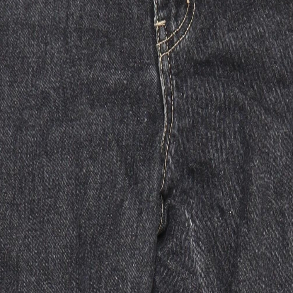 The trader Boys Black 100% Cotton Straight Jeans Size 12 Years L26 in Regular