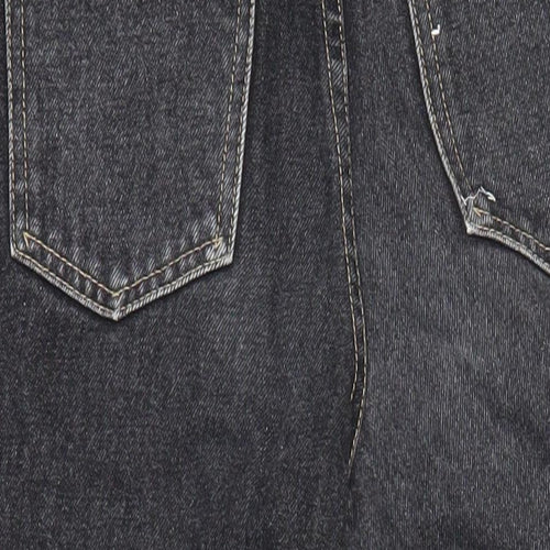 The trader Boys Black 100% Cotton Straight Jeans Size 12 Years L26 in Regular