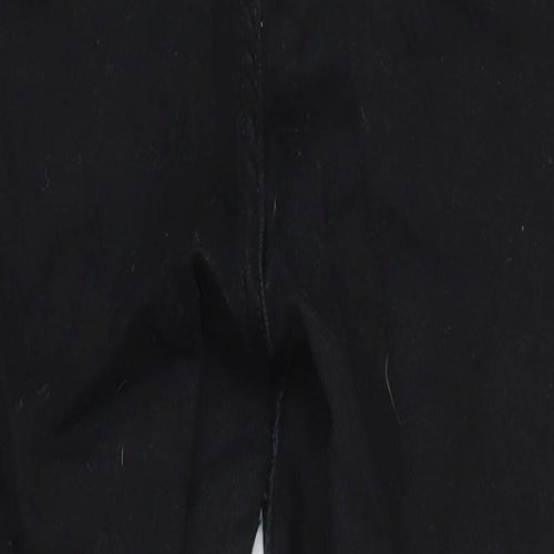New Look Womens Black Cotton Skinny Jeans Size 14 L26 in Regular