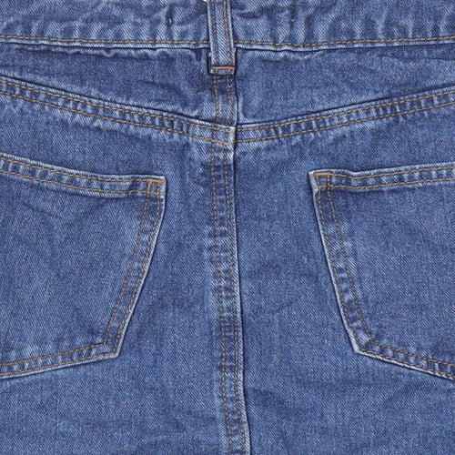 Denim Co. Womens Blue Cotton Mini Skirt Size 6