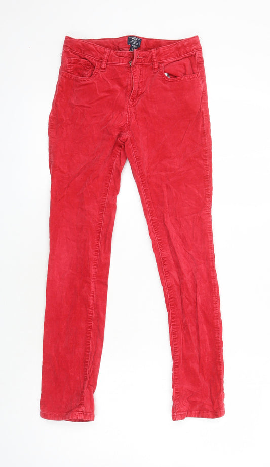 Gap Girls Red 100% Cotton Skinny Jeans Size 12 Years L25 in Regular