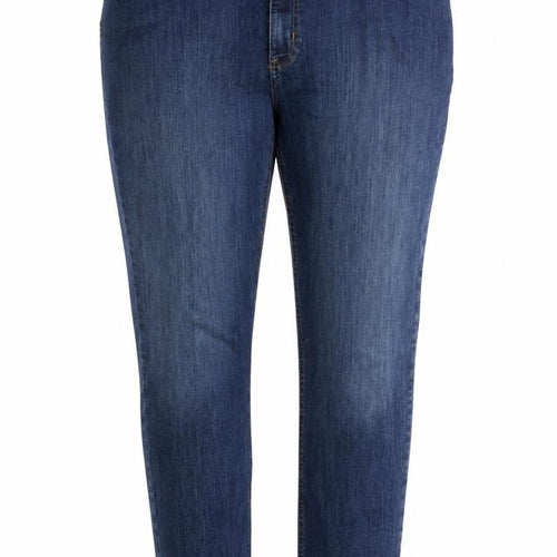 Harris Womens Blue Cotton Straight Jeans Size 18 L27 in Regular
