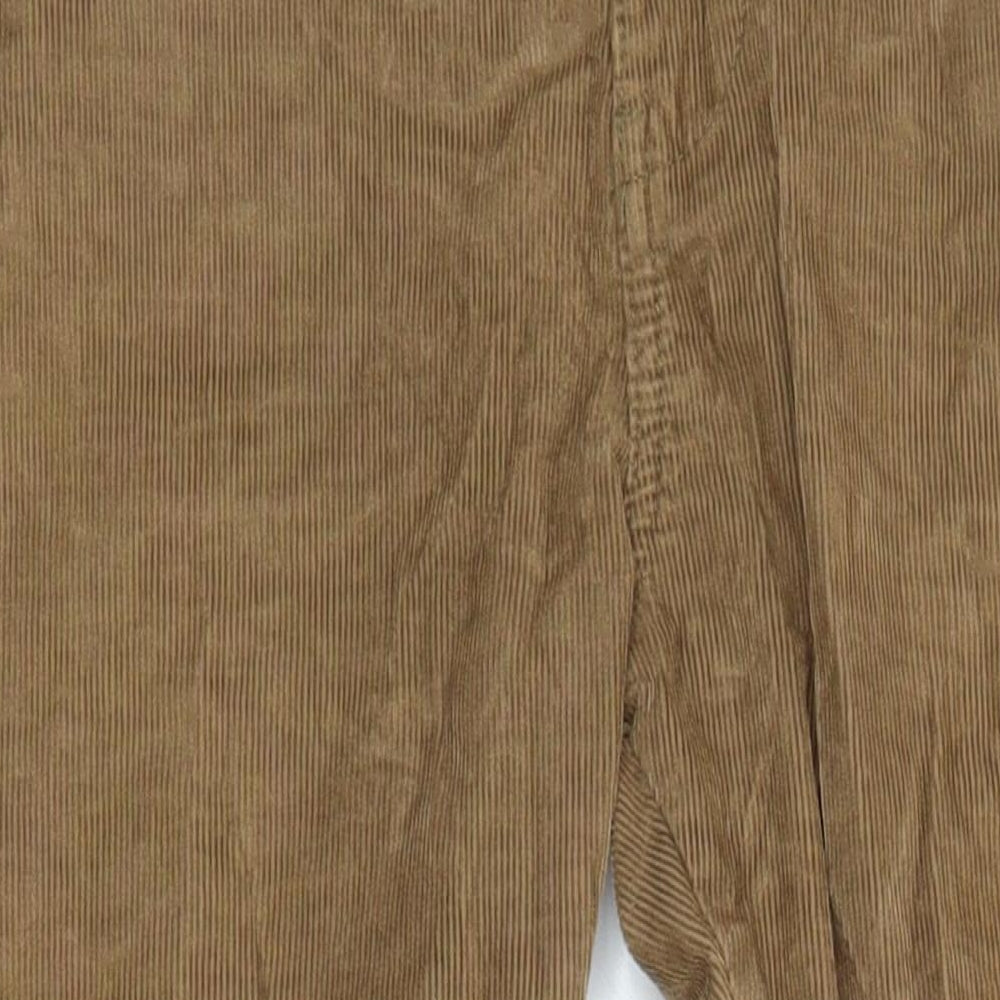 Denim Co. Mens Brown Herringbone Cotton Straight Jeans Size 34 in L28 in Regular