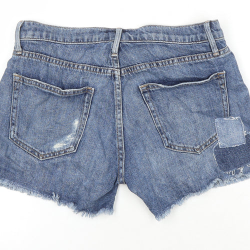 Gap Womens Blue 100% Cotton Boyfriend Shorts Size 25 in Regular
