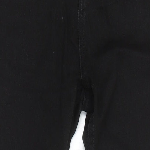 Pull&Bear Womens Black Cotton Skinny Jeans Size 10 L26.5 in Regular