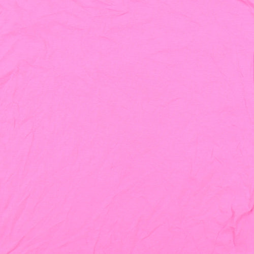Levi's Womens Pink Cotton Basic T-Shirt Size S Crew Neck - Logo