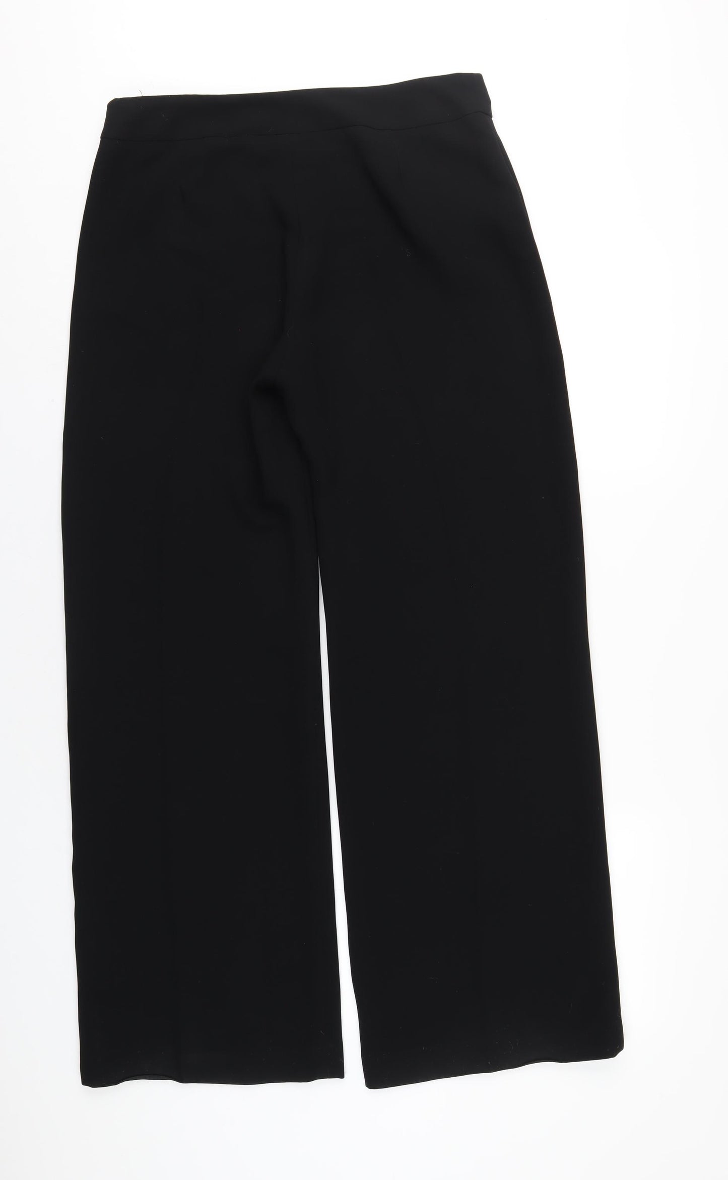 Principles Womens Black Polyester Dress Pants Trousers Size 12 L32 in Regular Zip