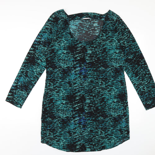 Gap Womens Green Polyester A-Line Size M Round Neck Pullover