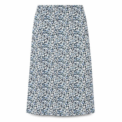 Marks and Spencer Womens Multicoloured Floral Viscose A-Line Skirt Size 14