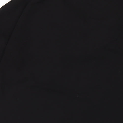 ASOS Womens Black Polyester A-Line Size 6 V-Neck Pullover