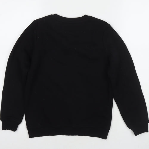 Gremlins Boys Black Cotton Pullover Sweatshirt Size 9-10 Years Pullover - Logo