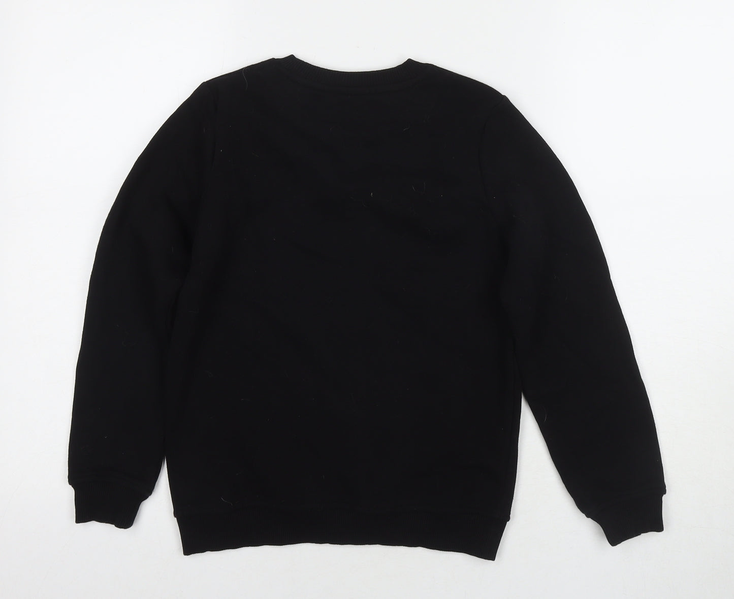 Gremlins Boys Black Cotton Pullover Sweatshirt Size 9-10 Years Pullover - Logo