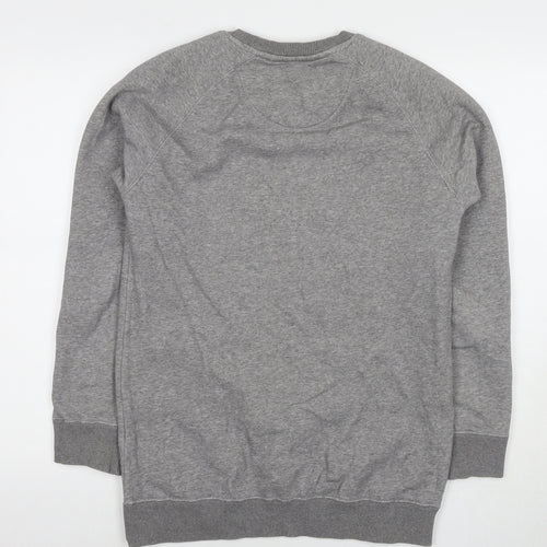 West Wind Mens Grey Cotton Pullover Hoodie Size S - Surf Shop