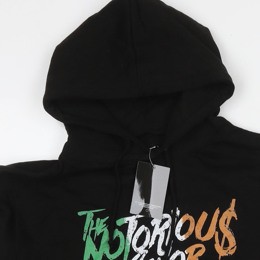 UFC Mens Black Cotton Pullover Hoodie Size S - The Notorious Conor McGregor
