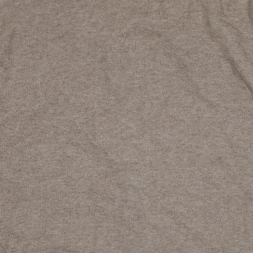 Lands' End Mens Brown Cotton Full Zip Sweatshirt Size L