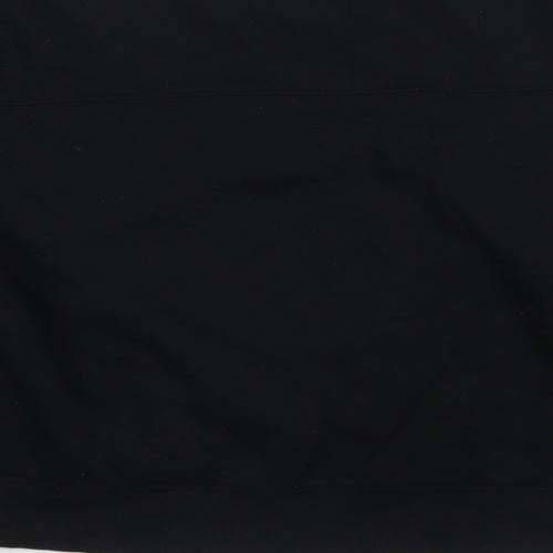 Zara Womens Black Cotton Pullover Sweatshirt Size S Pullover