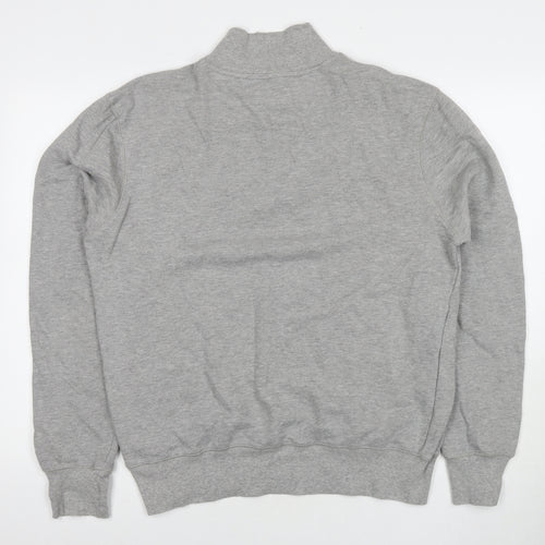 Peter Werth Mens Grey Cotton Pullover Hoodie Size L