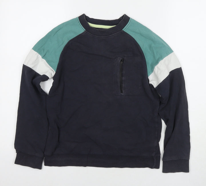 John Lewis Boys Multicoloured Cotton Pullover Sweatshirt Size 11 Years Pullover