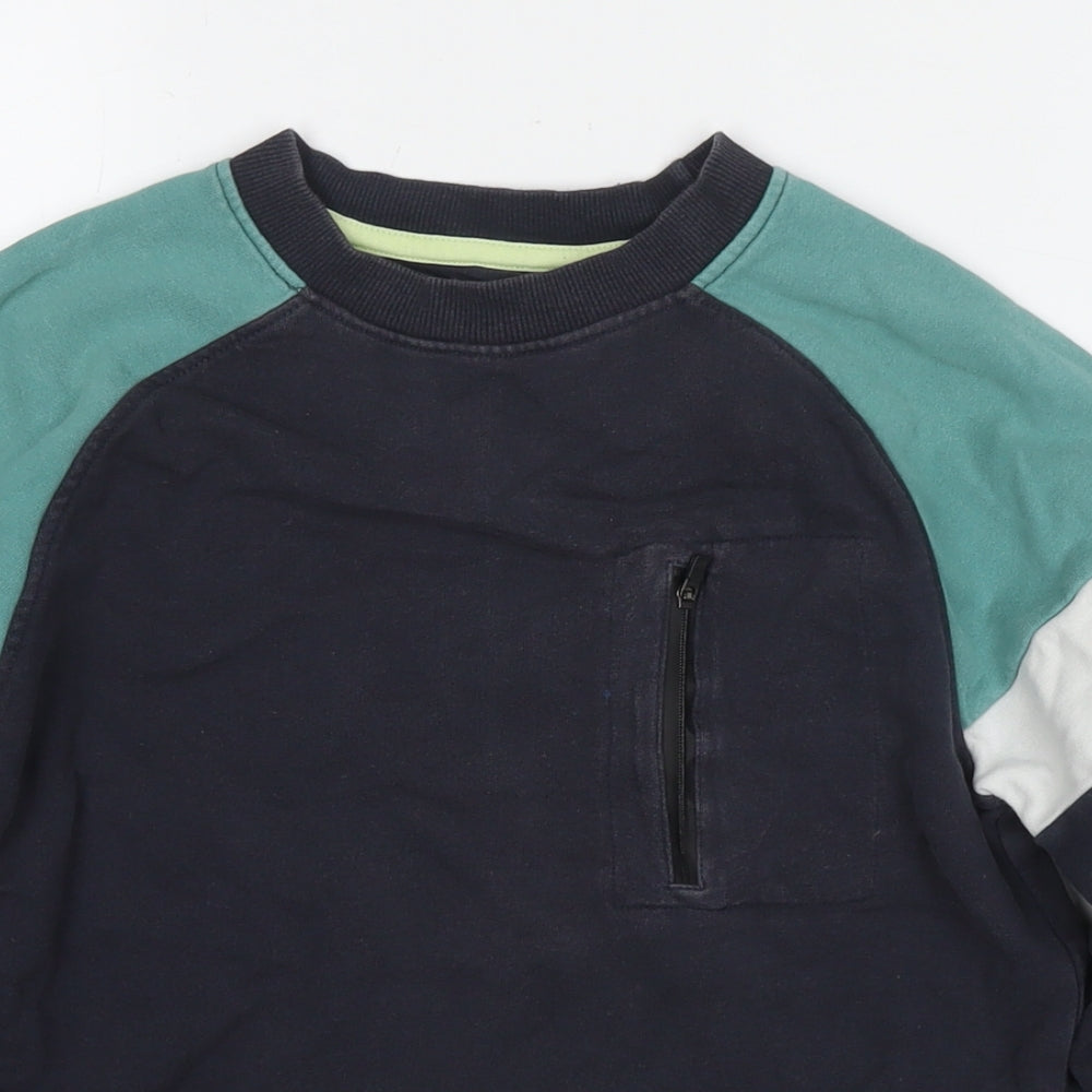 John Lewis Boys Multicoloured Cotton Pullover Sweatshirt Size 11 Years Pullover