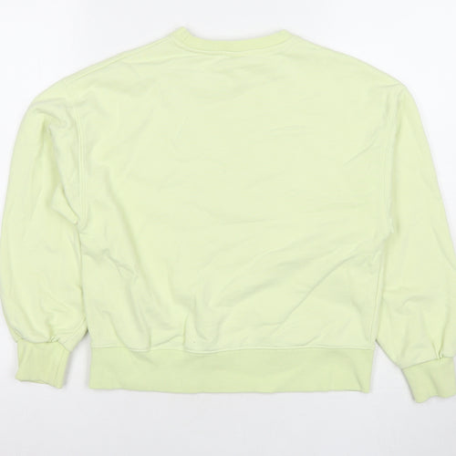 Zara Girls Green Cotton Pullover Sweatshirt Size 11-12 Years Pullover