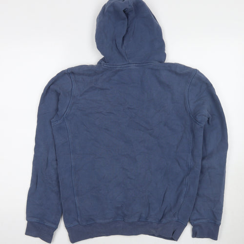 NEXT Mens Blue Cotton Pullover Hoodie Size S