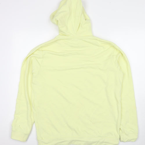 Indicore Mens Yellow Cotton Pullover Sweatshirt Size L
