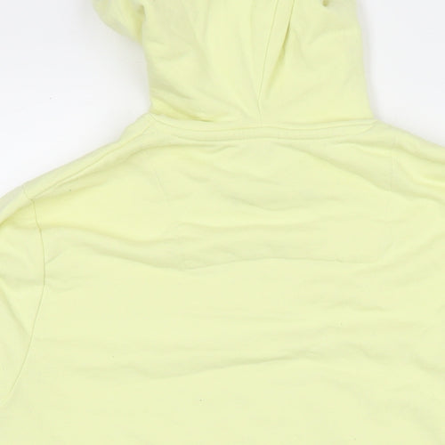 Indicore Mens Yellow Cotton Pullover Sweatshirt Size L