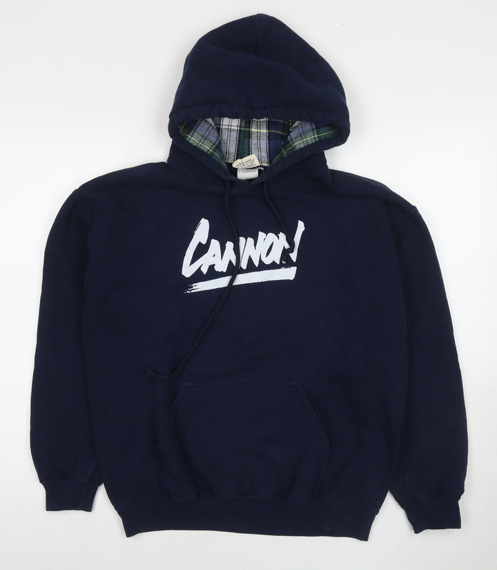 Gotkeys Mens Blue Cotton Pullover Hoodie Size M - Cannon